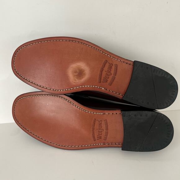 G.H. Bass Weejuns Logan leather loafers 11.5 NEW READ main image 11